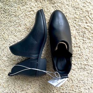 Brand new black booties